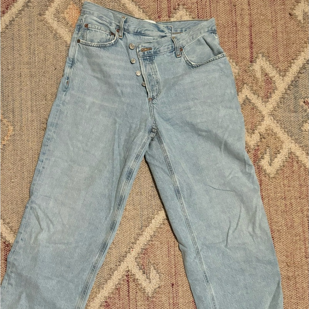 AGOLDE Crisscross Jeans. Size 26. Wash Suburbia. New condition, worn once.
